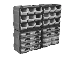 Förvaringslåda med plockbackar Cocraft FSS, 9-pack