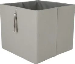 Förvaringslåda kvadrat, konstläder