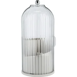Förvaring sminkborstar, med lock, 12,3 x 27 cm