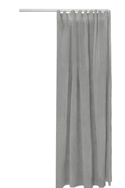 Gardin Shimmer tunn med multiband, ljusgrå, 1-pack