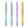 Gelpenna suddbar, svart bläckpenna med sudd, 4-pack