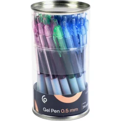Gelpenna svart 0,5 mm storpack, 34-pack