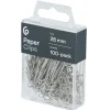 Gem 28 mm silver, 100-pack
