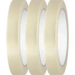 Genomskinlig kontorstejp och hushållstejp, 3-pack