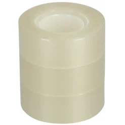 Genomskinlig tejp, kontorstejp, 3-pack