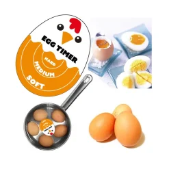 Äggtimer med färgskiftning för perfekt kokta ägg