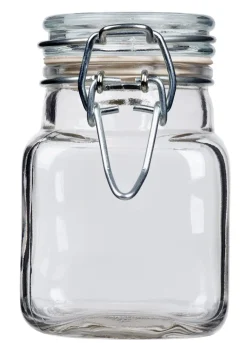 Glasburk med lock