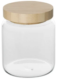 Glasburk med trälock