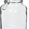 Glasburk med lock