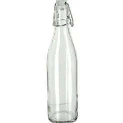 Glasflaska med snäpplock