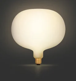 Globlampa E27 dimbar LED Oval Globe Opal XL