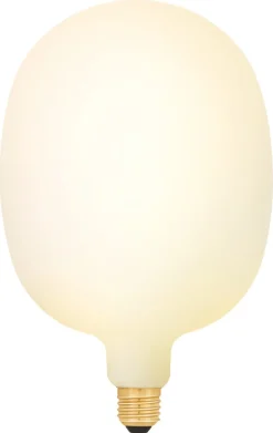 Globlampa E27 dimbar LED Oval Globe Opal XL