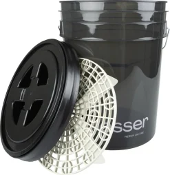 Glosser tvätthink med galler, 20 liter