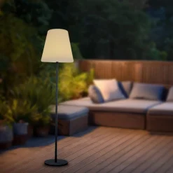 Golvlampa utomhus solcell Northlight, dimbar, 1,5 m