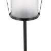 Gravlykta med frostat glas, höjd 56 cm