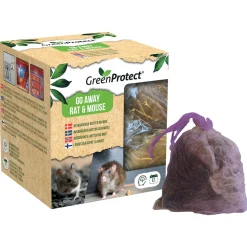 Green Protect Go Away Mouse Rat musskrämma, 2-pack