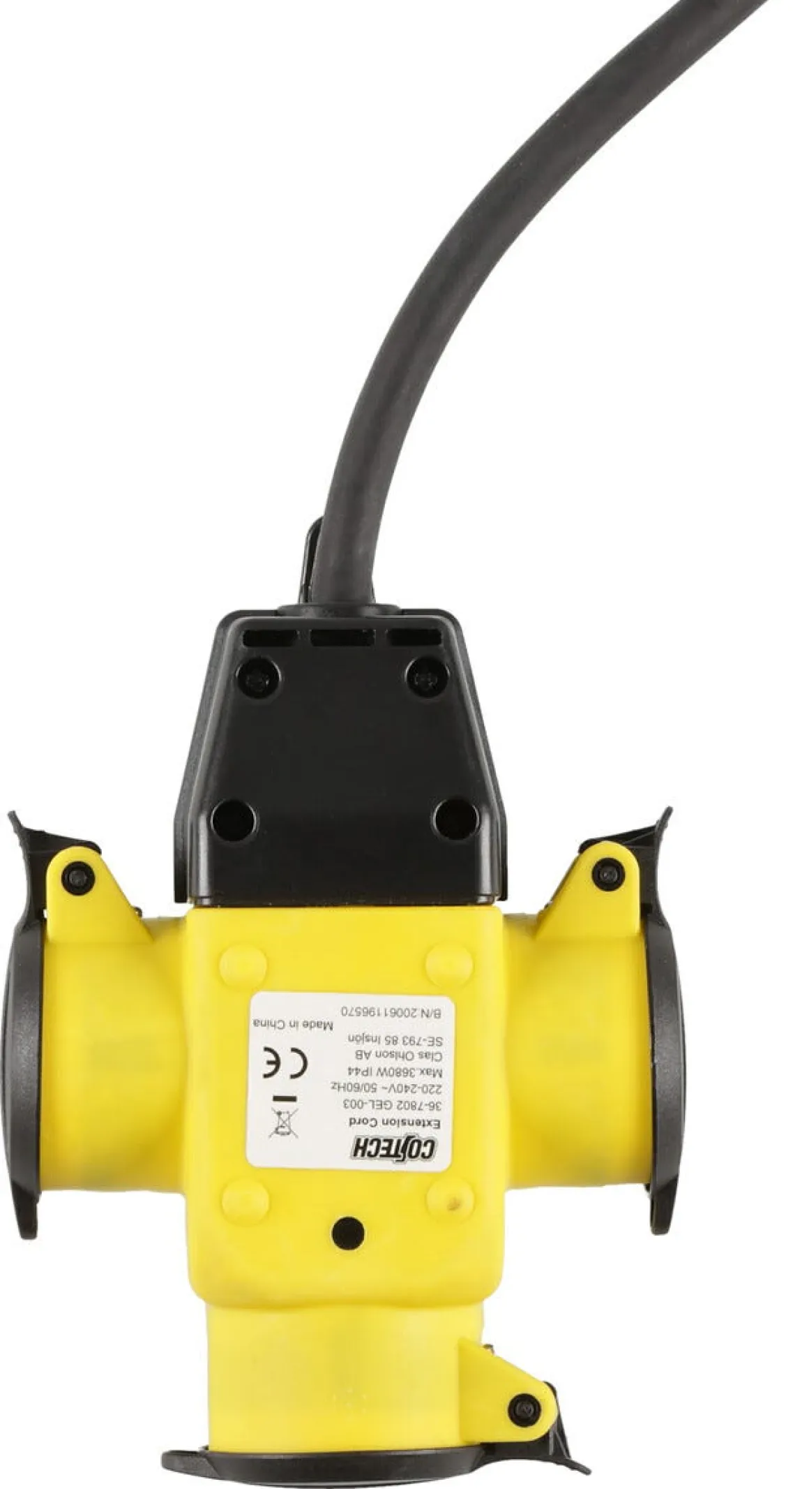 Grenuttag utomhus, 3-vägs med 5 m kabel