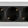Grenuttag 10-vägs, strömbrytare, aluminium