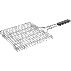 Grillhalster i rostfritt stål med långt handtag