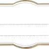Guldetiketter på rulle, 50-pack