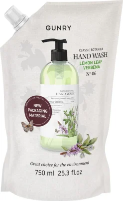 Gunry Classic Botanica handtvål refill, 750 ml