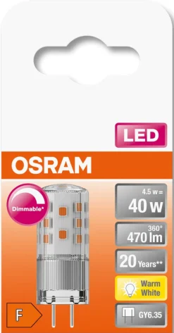 GY6,35 LED dimbar 12 V 470 lm, Osram