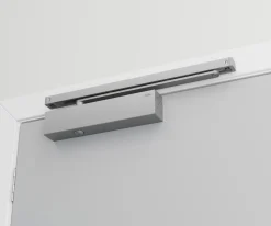 Habo 500 dörrstängare med glidarm, silver