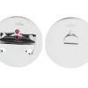 Habo F262 toalettvred för dörr, krom