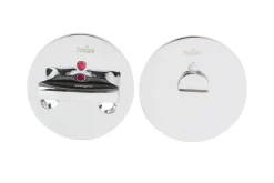 Habo F262 toalettvred för dörr, krom