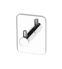 Habo Flair enkel självhäftande krok, metall