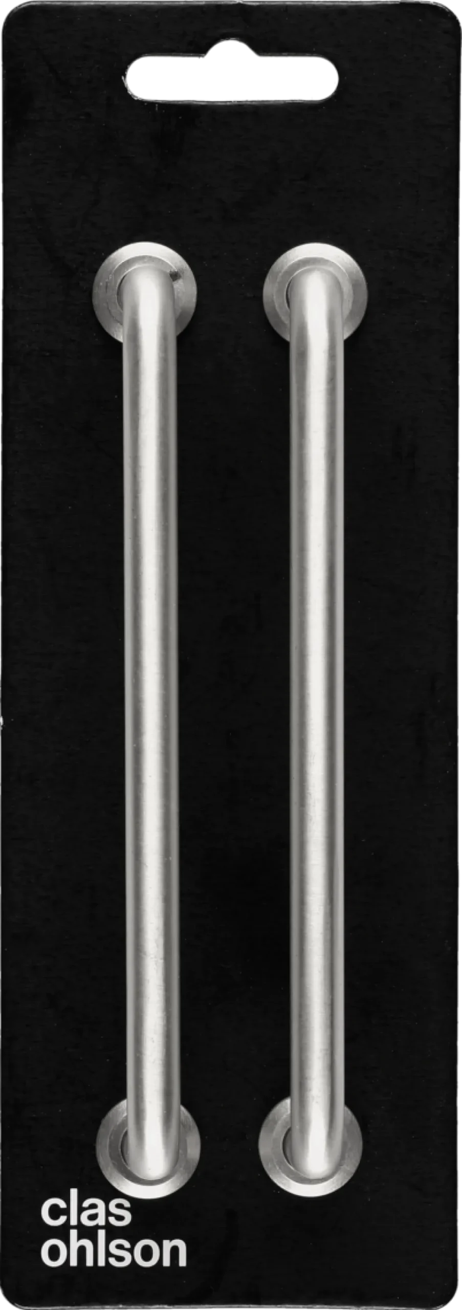 Handtag borstat stål, 2-pack