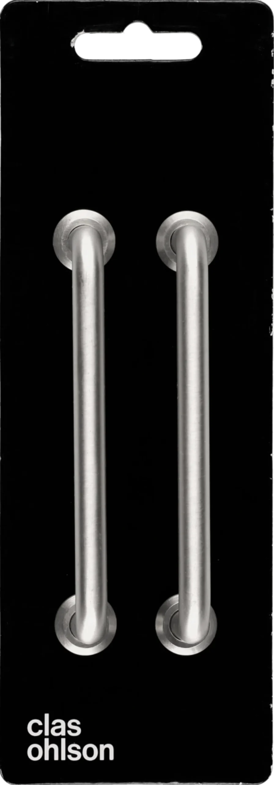 Handtag borstat stål, 2-pack