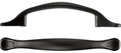 Handtag, svartlackerat