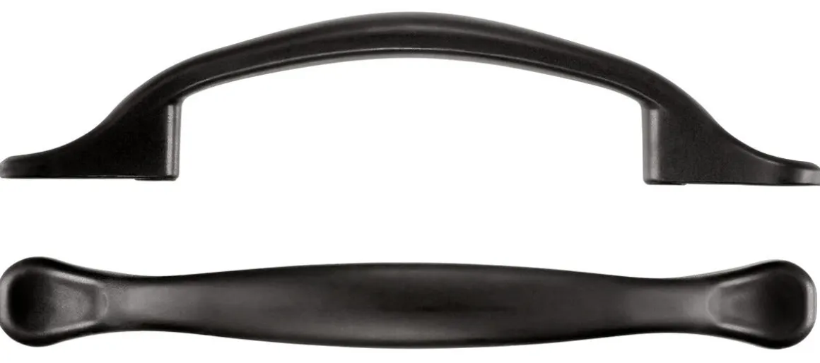 Handtag, svartlackerat