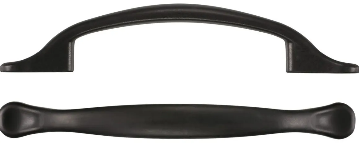 Handtag, svartlackerat