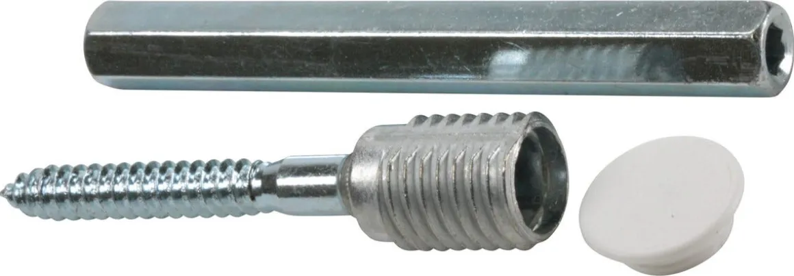 Heco karmskruvskit 7 x 70 mm, 17 delar