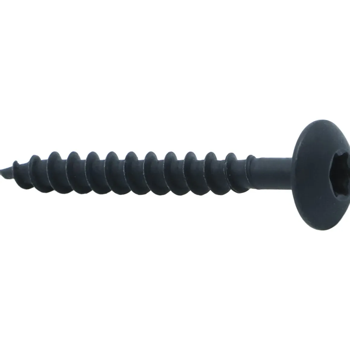 Heco montageskruv 4,0 x 33 mm inomhus, svart, 200-pack