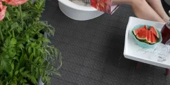 Hestraplattan Floorcy Antracit Recycled golvplatta, 11-pack