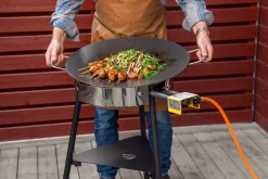 Hällmark stekhäll 58 cm med gasolbrännare och stativ