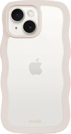 Holdit Wavy Case iPhone 17e, 16e, 15, 14, 13 mobilskal