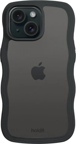 Holdit Wavy Case iPhone 17e, 16e, 15, 14, 13 mobilskal