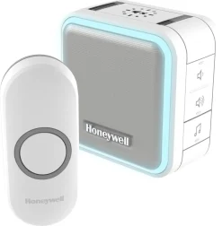 Honeywell dörrklocka, trådlös med ljusindikering DC515N, vit