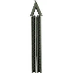 Hopfällbar sittpall grön plast, 45 cm
