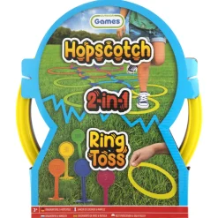 Hoppa hage och kastspel 2-i-1 lekringar, från 3 år