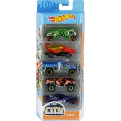 Hot Wheels bilar, 5-pack, osorterat, från 3 år