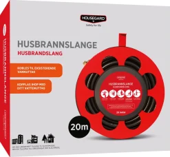Housegard brandslang med 3/4-tumskoppling