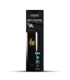 Housegard Design pulversläckare 55A, svart/guld, 6 kg