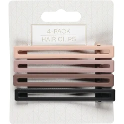 Hårclips 4-pack stål