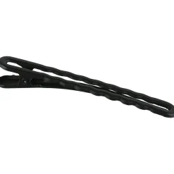 Hårklämma svart, 8 cm, 3-pack