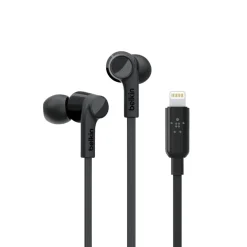 Hörlurar med mikrofon och Lightningkontakt, Belkin Rockstar
